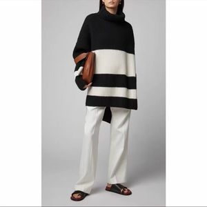 EMPORIO ARMANI Turtleneck Wool Blend Sweater